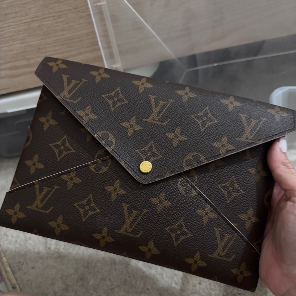 Louis Vuitton single Monogram Envelope Clutch (not in 3 piece set)